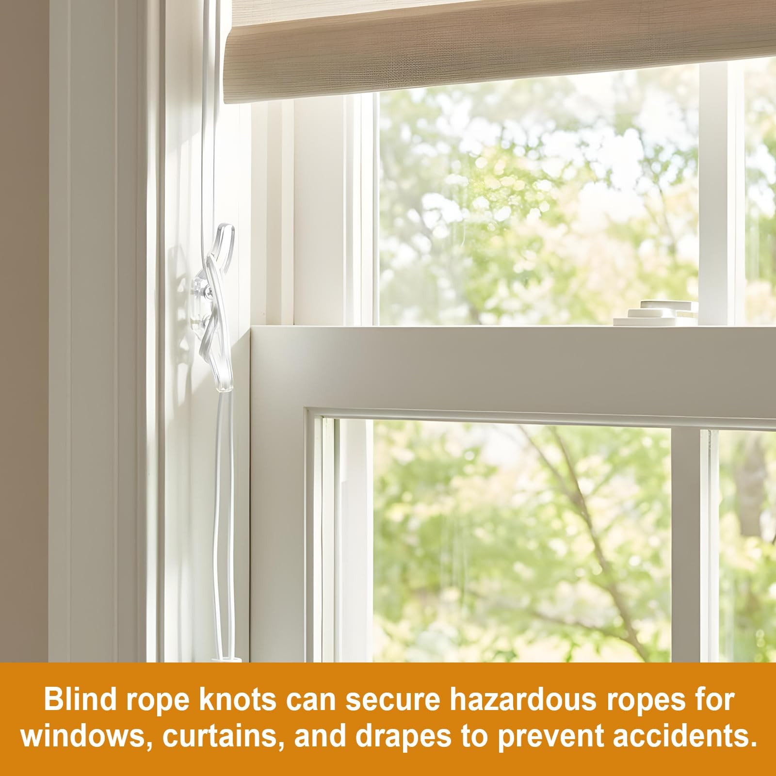 Blind Accessories Hooks, 4 Pcs Cord Cleats for Blinds, Window Blind Cord Hold…