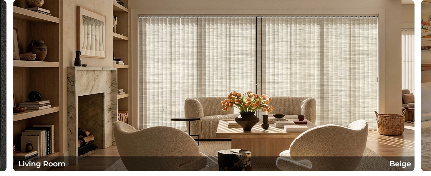 Vertical Blind Replacement Slats, 3.5×82.5 in, Grey | Blackout Material, 20