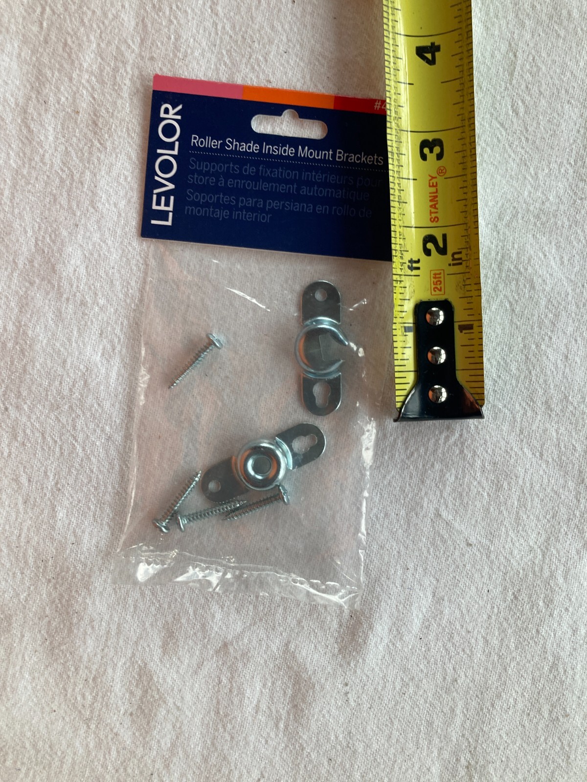 Levolor 43244 Window Frame Roller Shade Mount Brackets