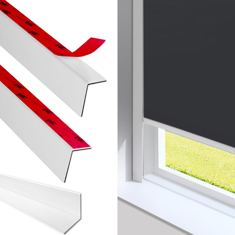 Ihomeblinds 100 Flexible Blackout Light Blocking Strips For Blinds Shades 2Pcs