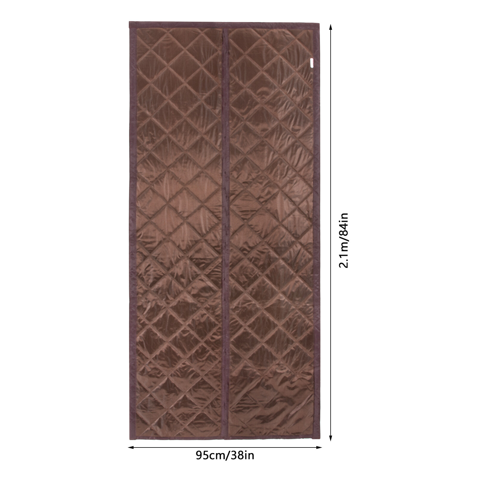 38*84in Magnetic Thermal Insulated Door Curtain Waterproof Winter Doorway Cover