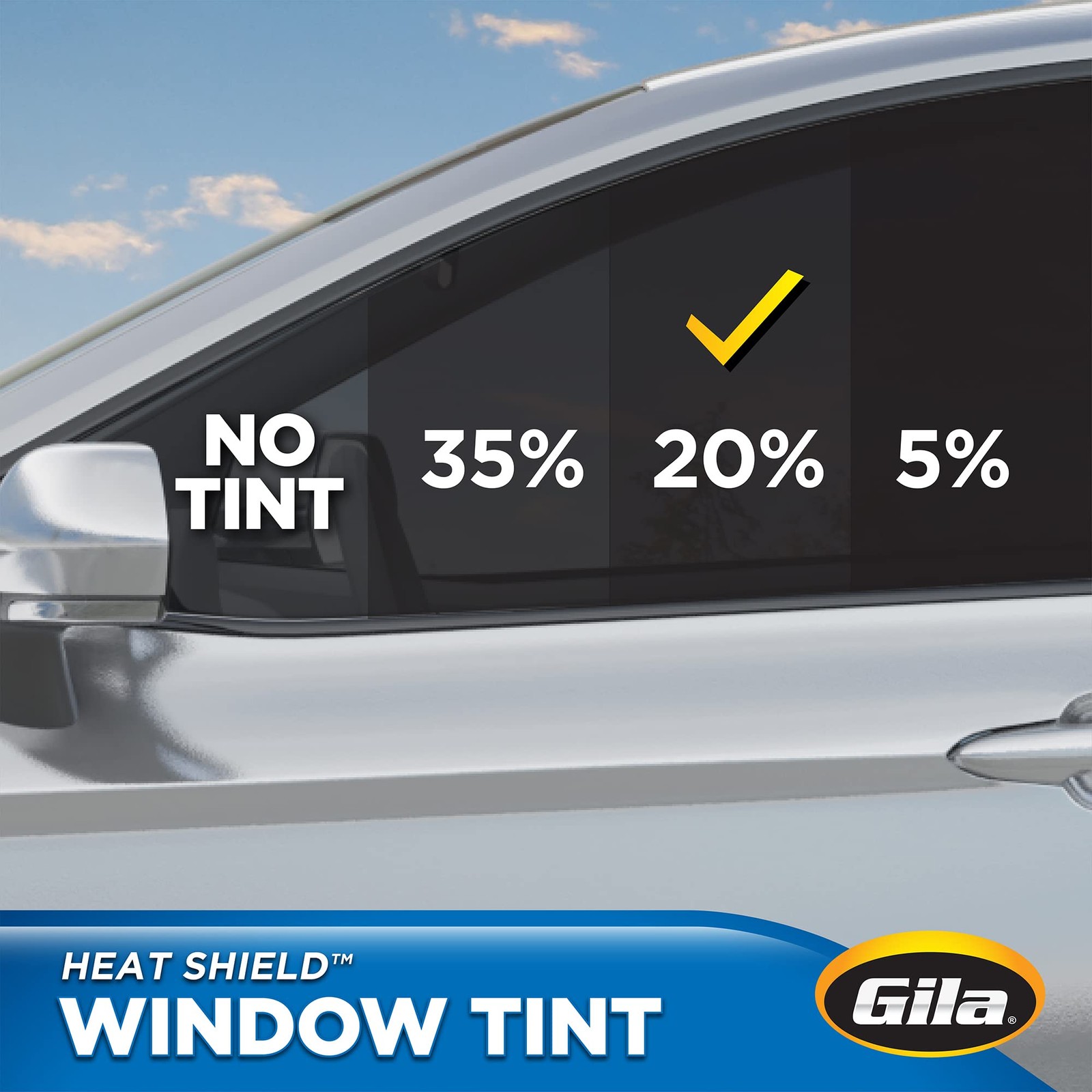 NRS44 Basic Limo Black 20-Percent VLT Scratch Resistant Automotive Window Tin…