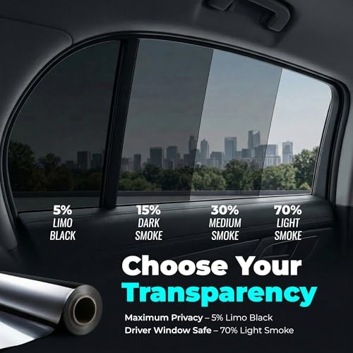 Car Window Tint Professional Quality Film Tinting Roll for 15% Vlt Dark Smoke