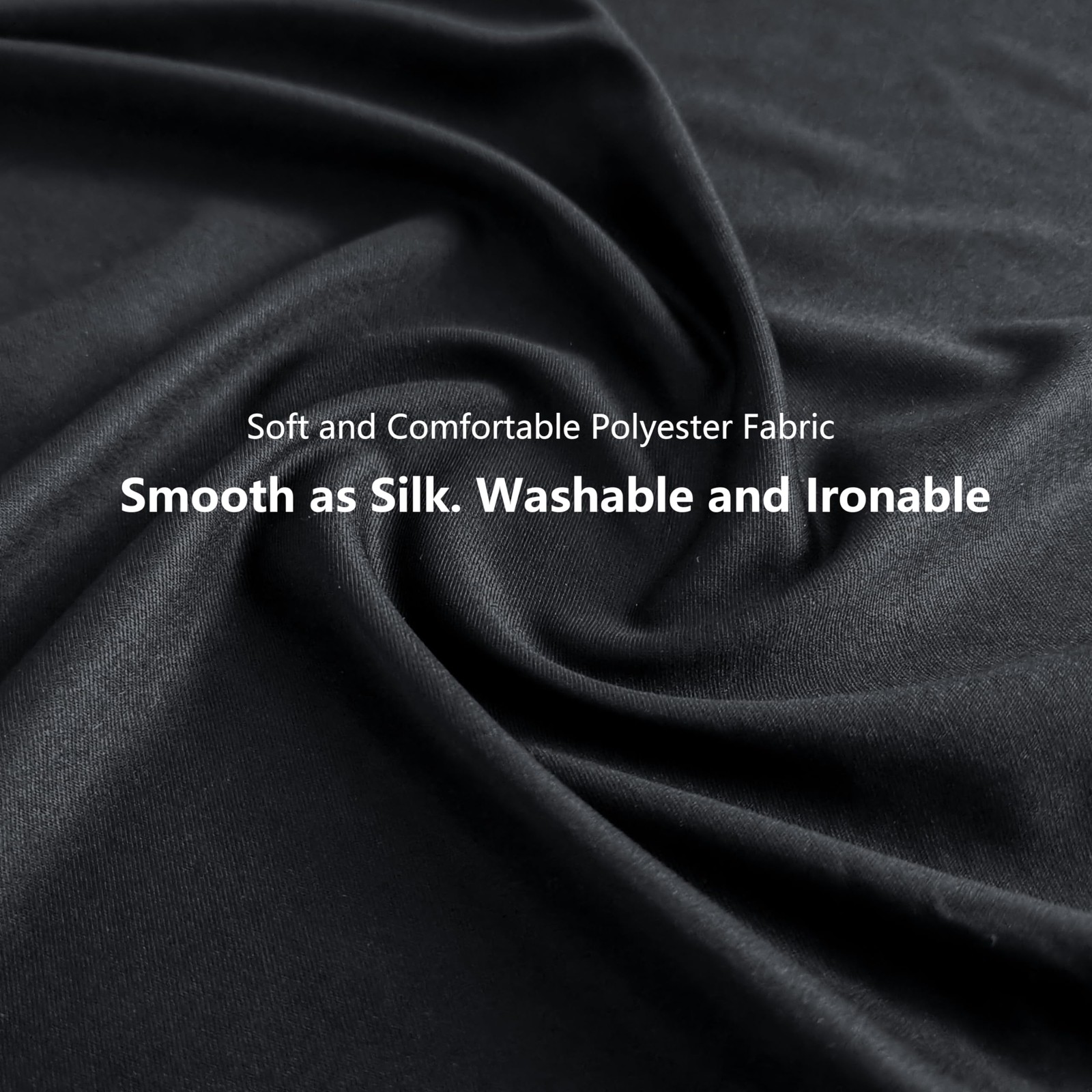 Car Side Window Sun Shades Magnetic Automotive Fron&Rear-Side Curtains, Black