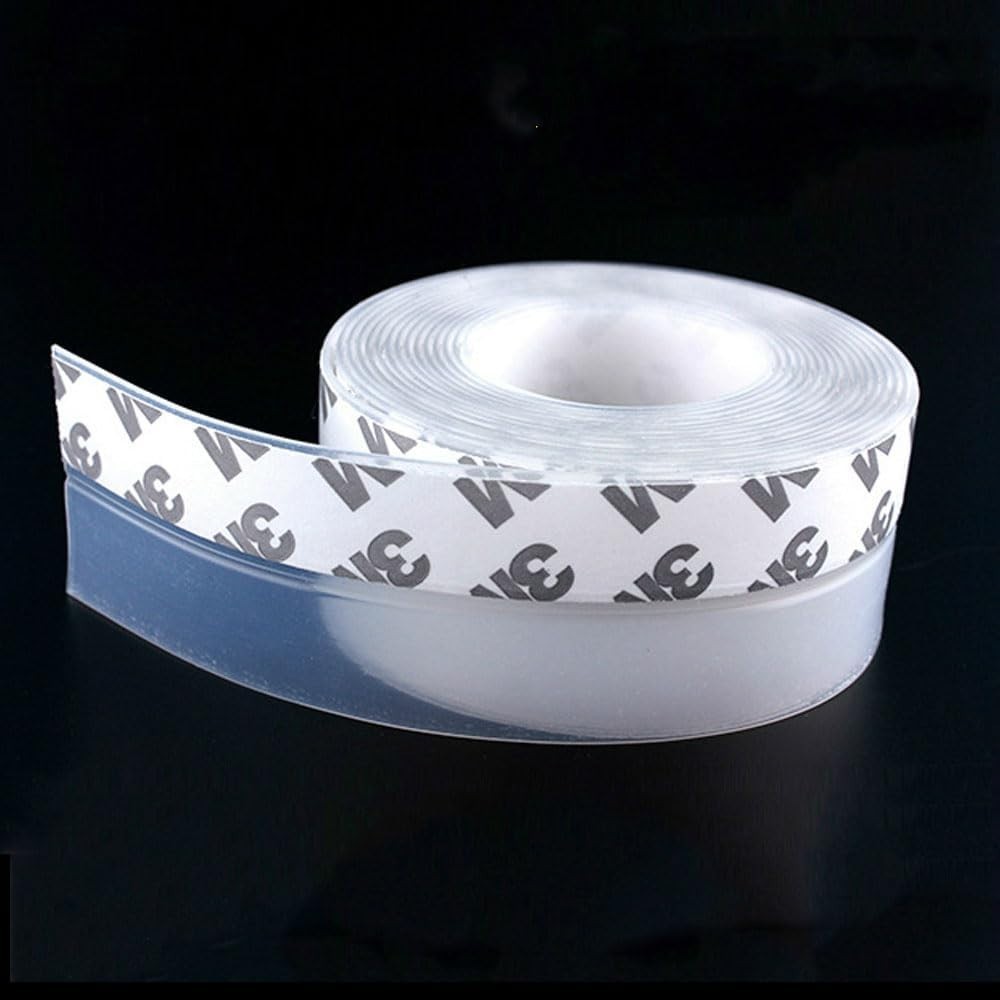 5M/16ft Window Sealing Strip, Self Adhesive Weather Stripping 35mm Width, Silico