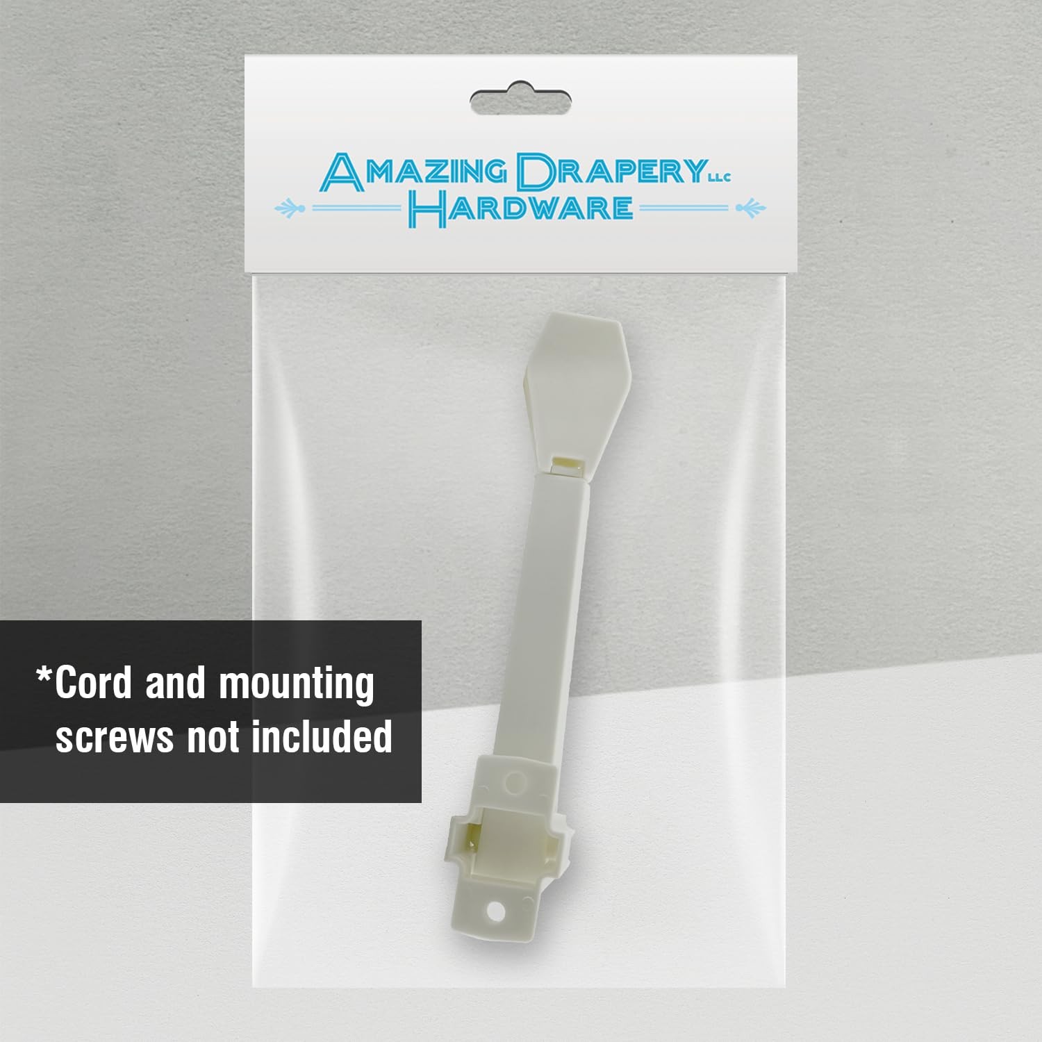 Amazing Drapery Hardware Spring Loaded Cord Tensioner for Cord Loops – Ivory,…