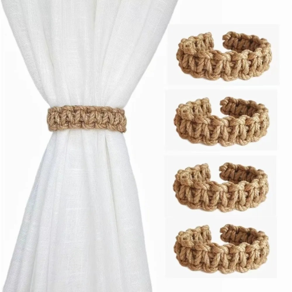 Modern Braided Curtain Holdbacks Tiebacks Window Decor Accessories