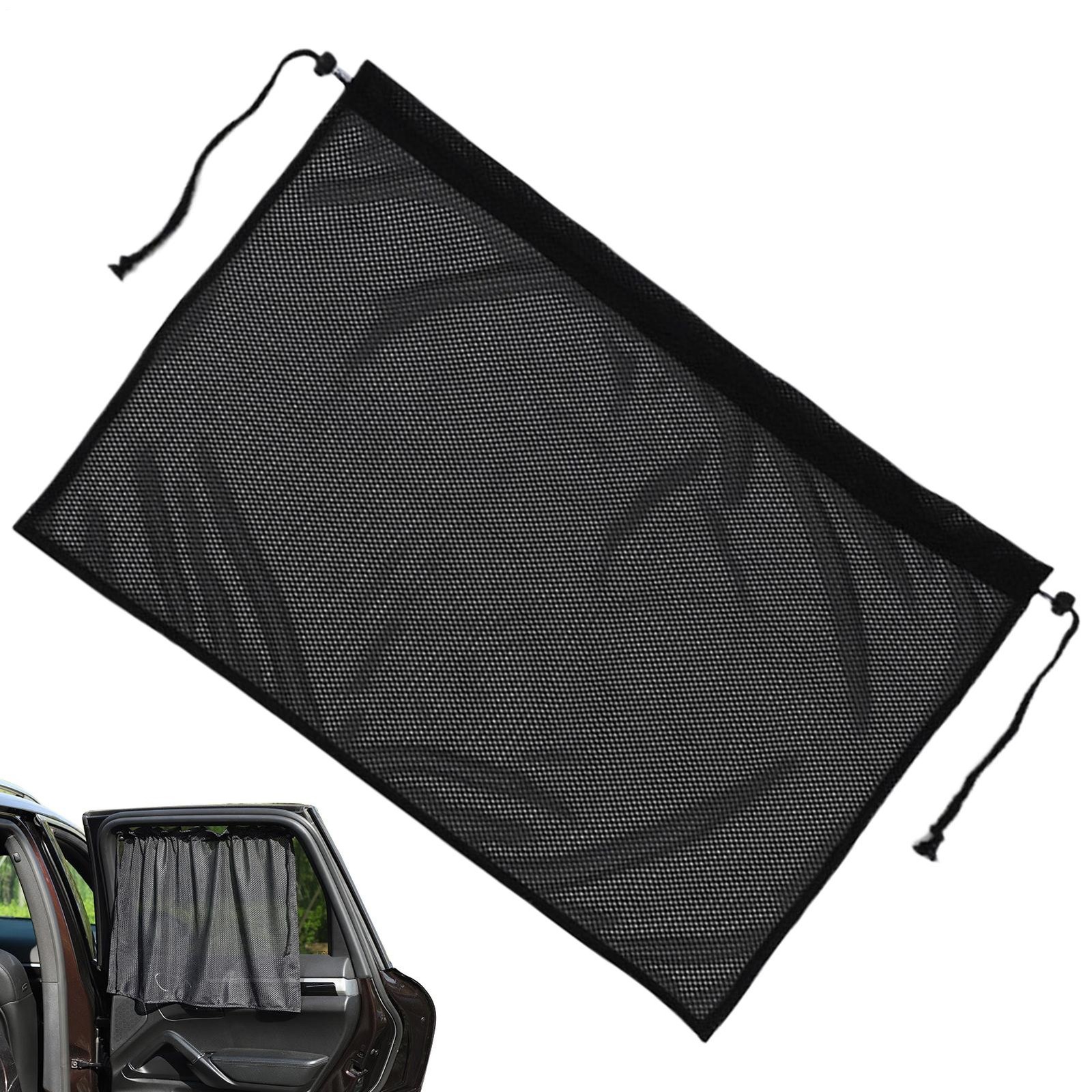 Car Door Sunshade Privacy Protection Breathable Mesh Shield UV Protection