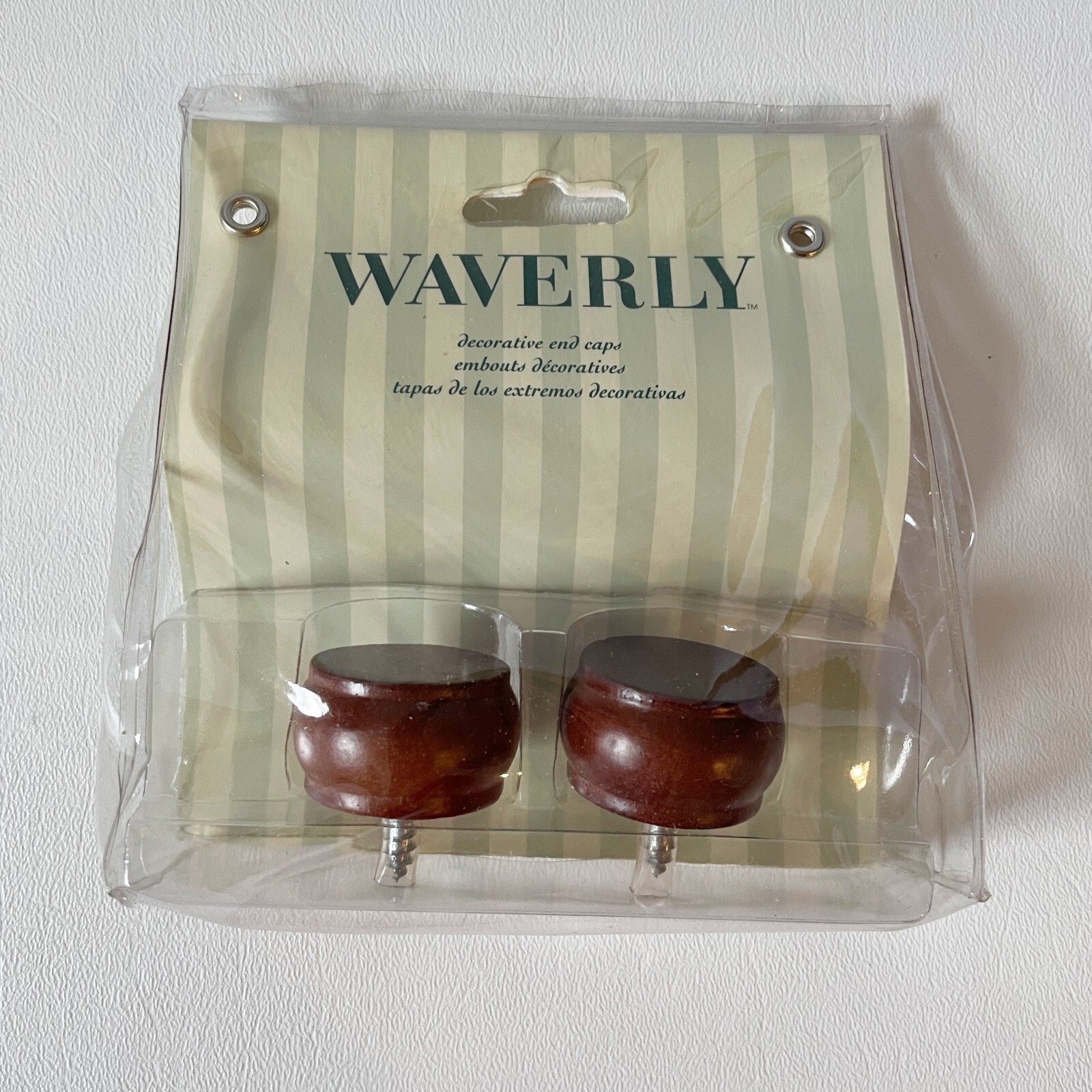 Waverly Decorative End Caps Dark Brown