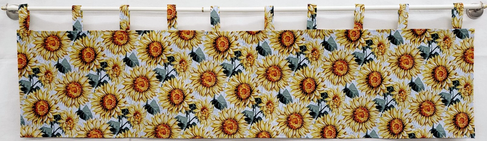 Harvest Sunflowers Tab Top Valances or Curtains