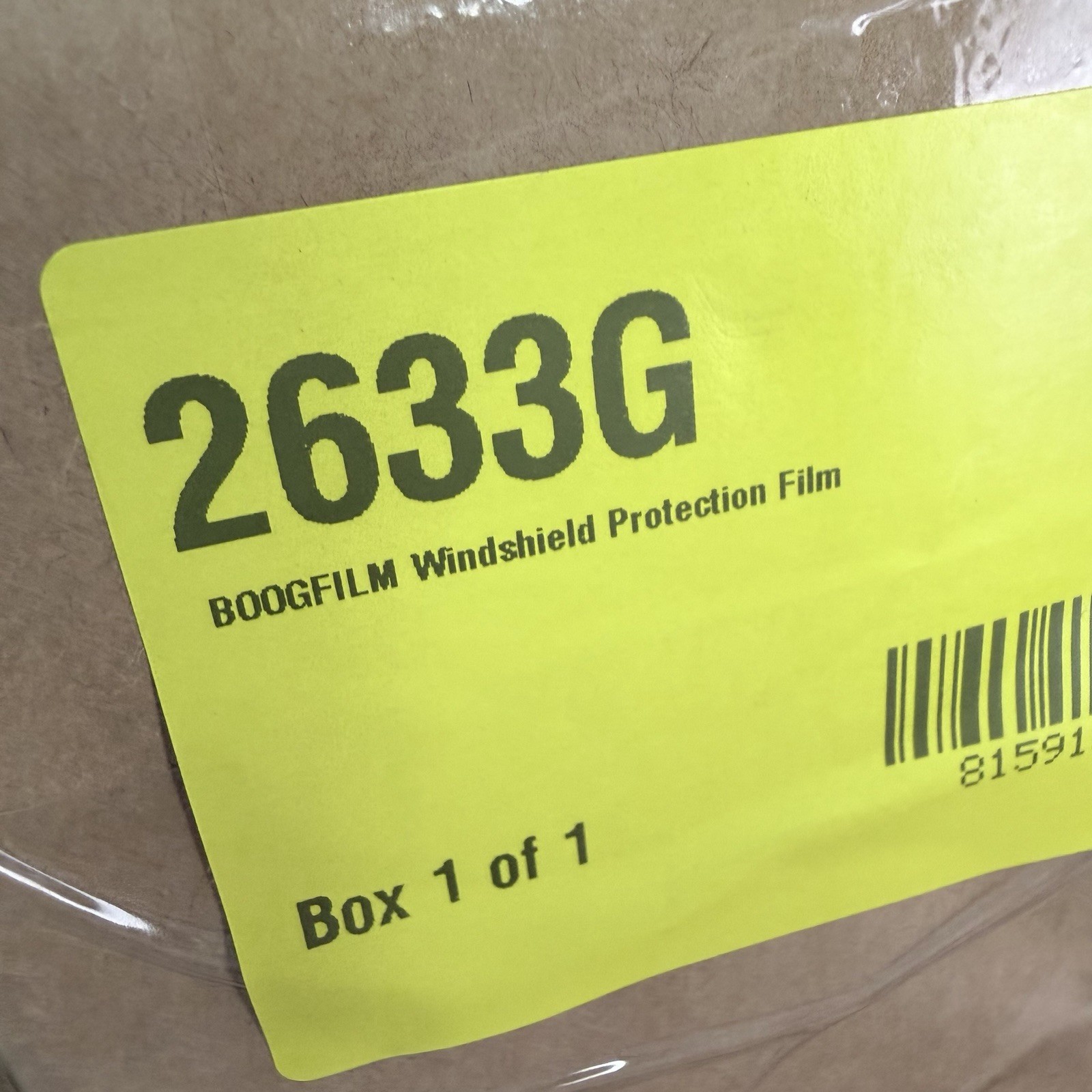 Windshield Protection Film – Scratch-Resistant UV Blocking 48″x5’