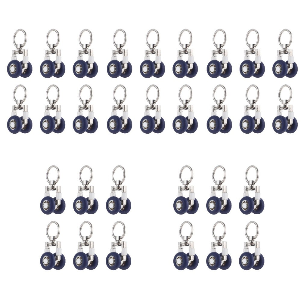 5 Count Curtain Pulley Hanging Wheel Curtains Track Glider Drapery