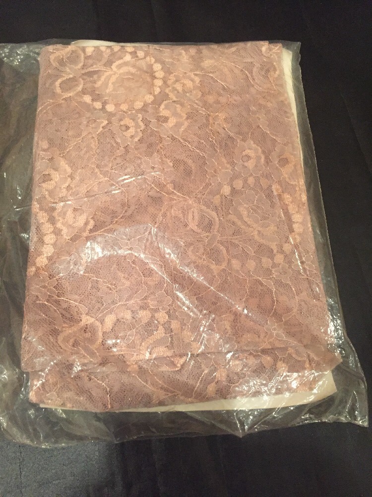 CAMEO Curved Valence 85 Polyester 15 Rayon 60wide 10 Long Dusty Rose