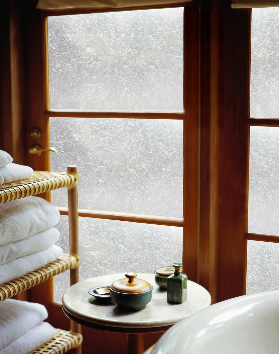 Artscape Rice Paper | Decorative Privacy Window Film with Textured Glass Pat…