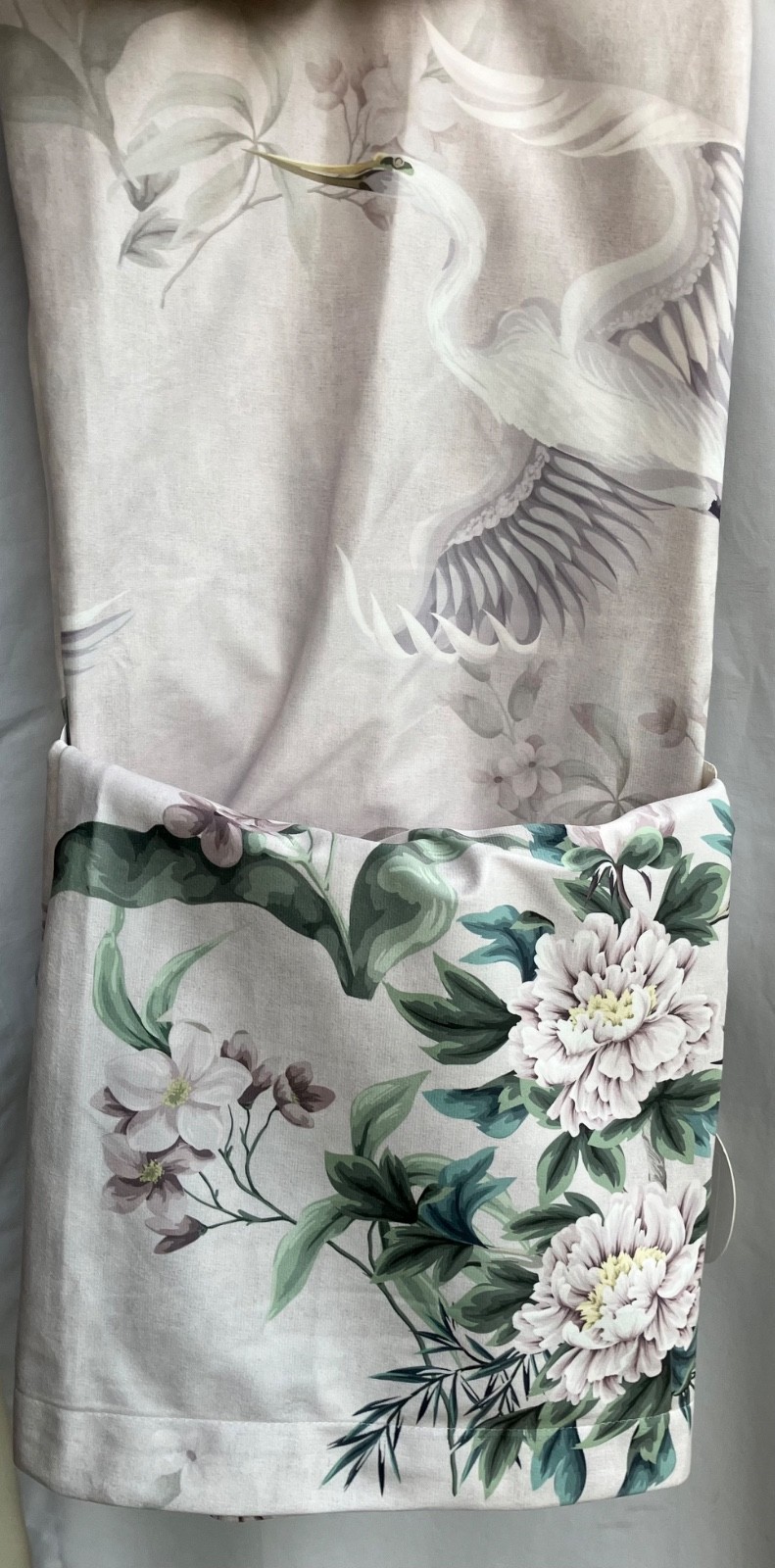 CALLISTO Home Herons- Scroll Blush CURTAINS Rod Pocket 2x PANELS 38” x 84” NEW