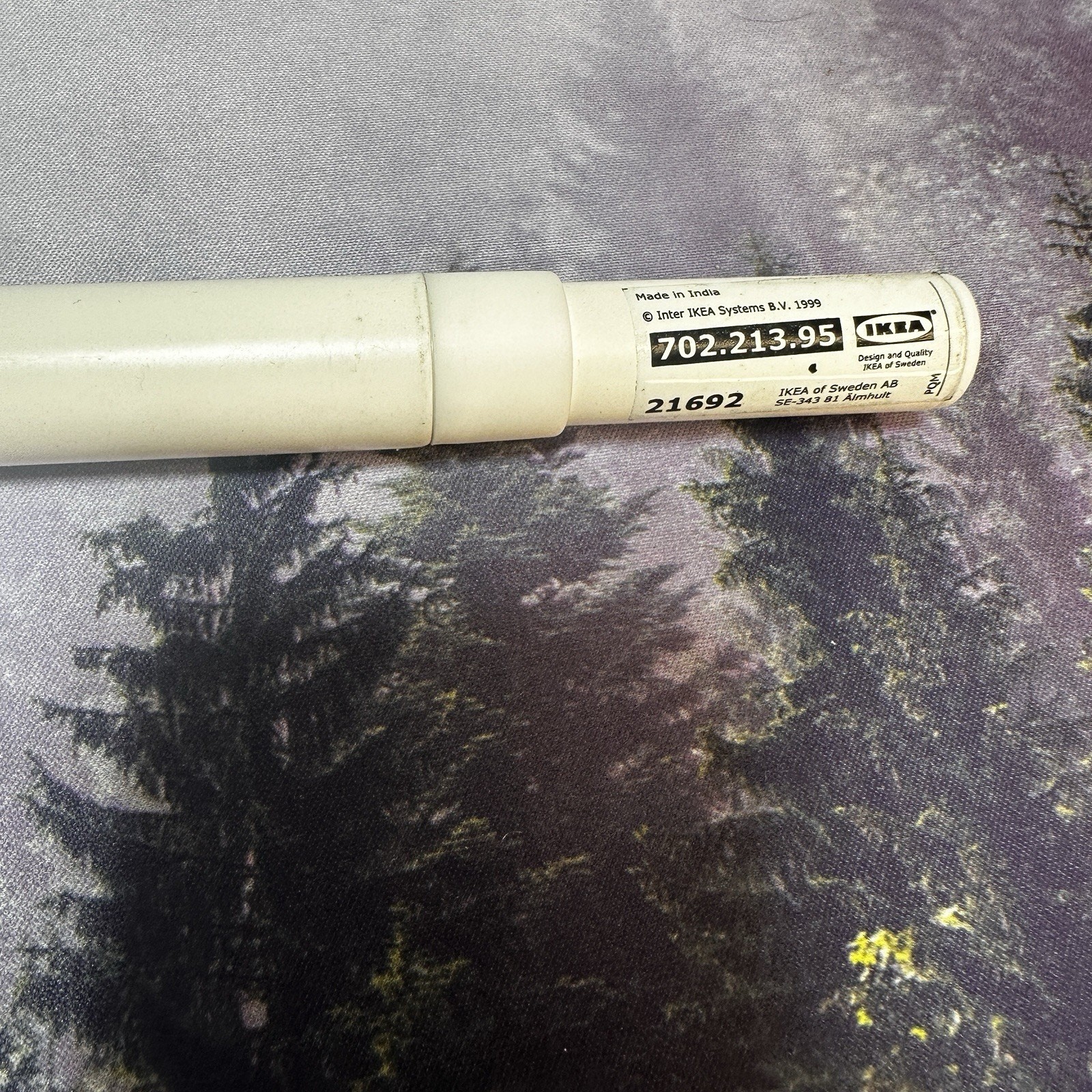 IKEA RACKA White Adjustable Curtain Rod 28-47in 70-120cm NEW 702.213.95