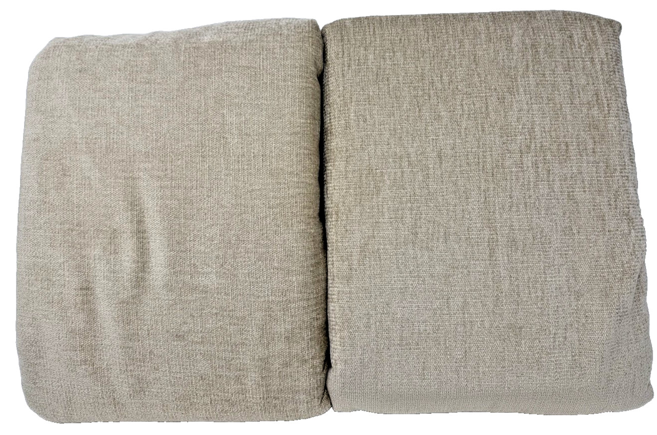 New Pottery Barn Rustic Chenille Drapes 50″ x 108″ ~Dark Oatmeal~ Set of 2