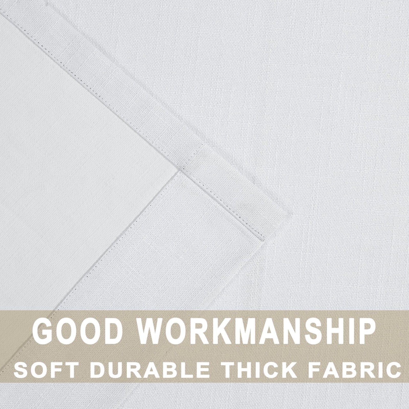 Blackout Pinch Pleated Curtains,95 Inches Long Linen Textured Pinch Pleat Drapes