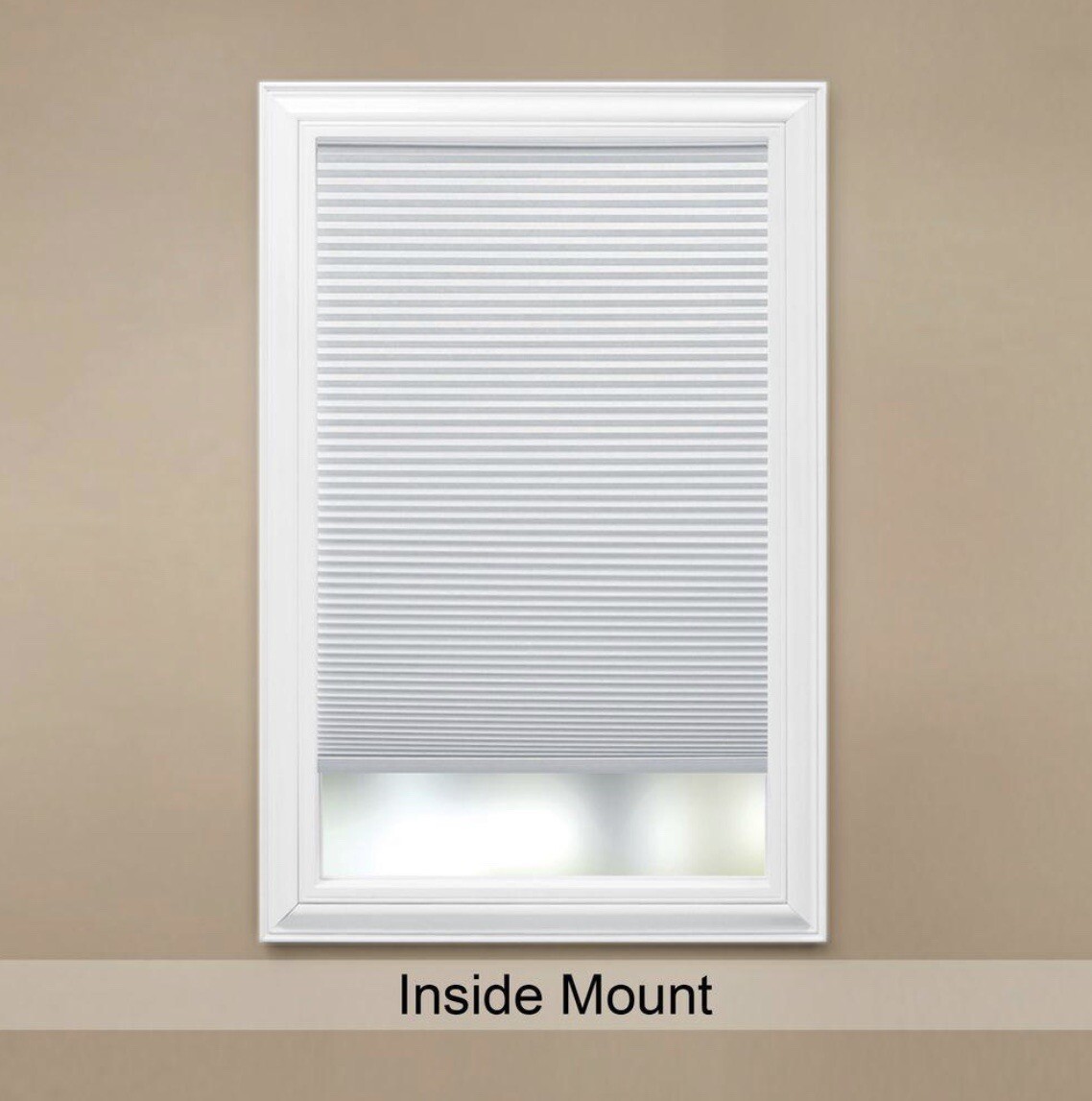 HDC Snow Drift 9/16″ Cordless Filtering Cellular Shade 23.5″ W x 72″ L