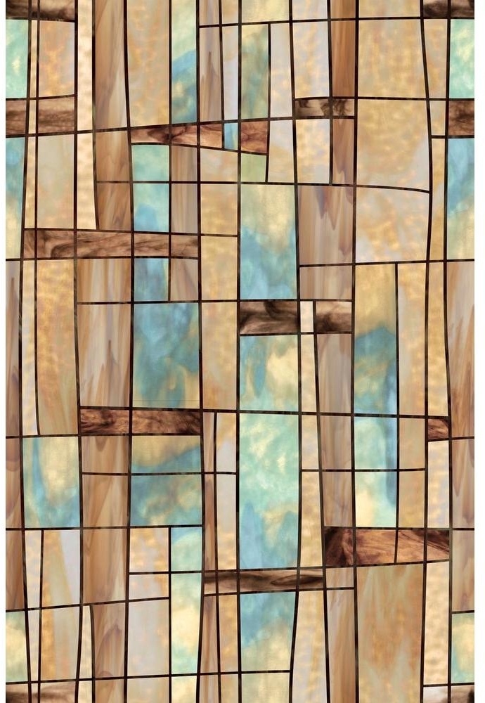 Home Privacy Glass Window Film Decorative Stained Etched Modern UV Artscape City