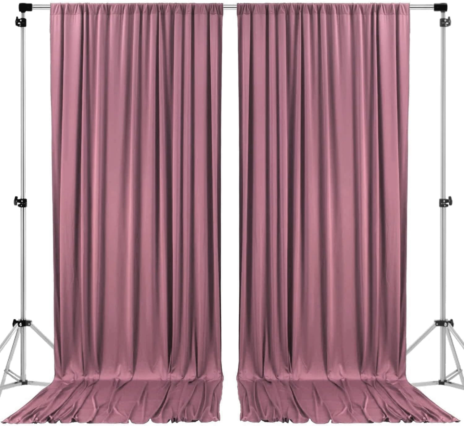 10 Feet X 8 Feet IFR Polyester Backdrop Drapes Curtains Panels with Rod Pockets