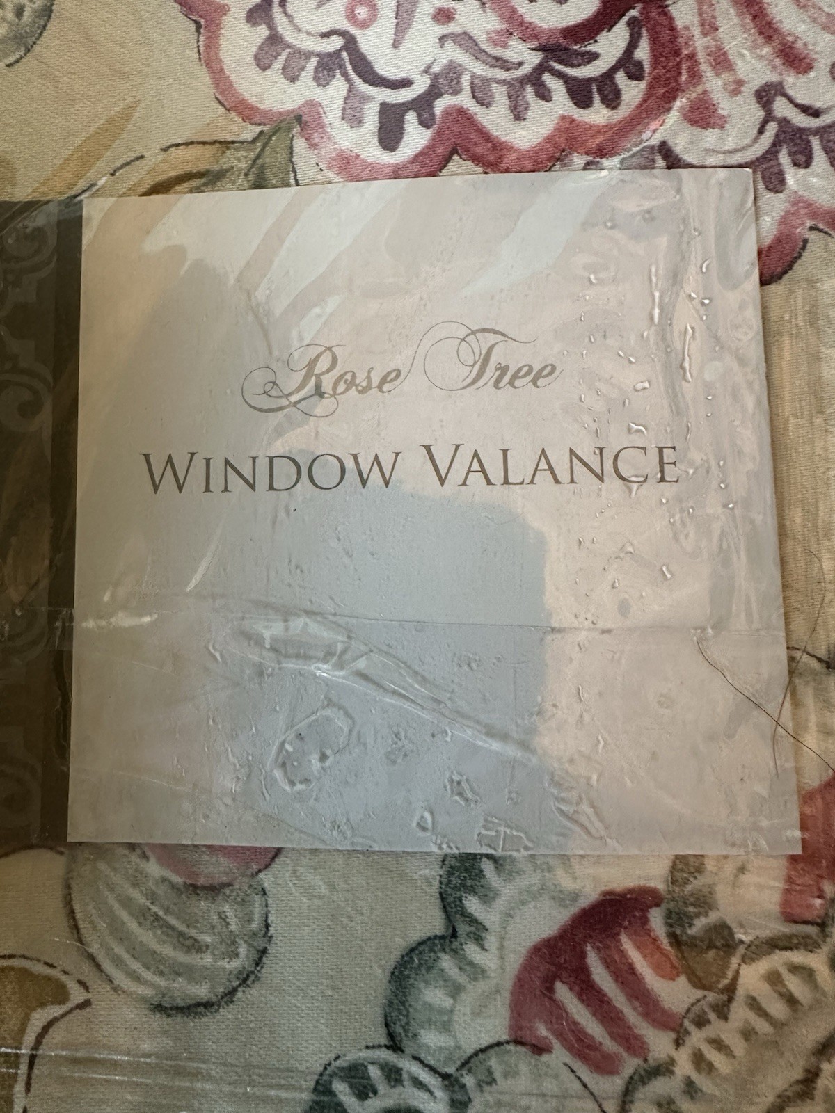Rose Tree New Window Panel Two Lined Window Panels And TwoTie Backs & 1 Valance