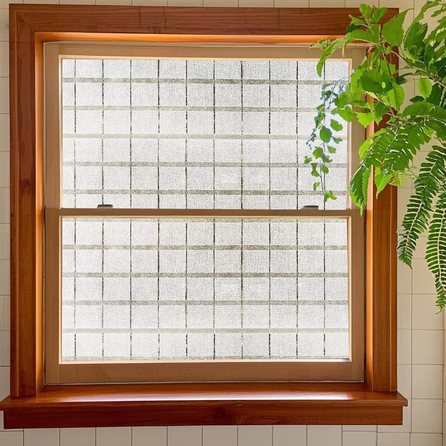 Window Privacy Film Stained Glass Decorative Static Cling Removable Sun Blocking