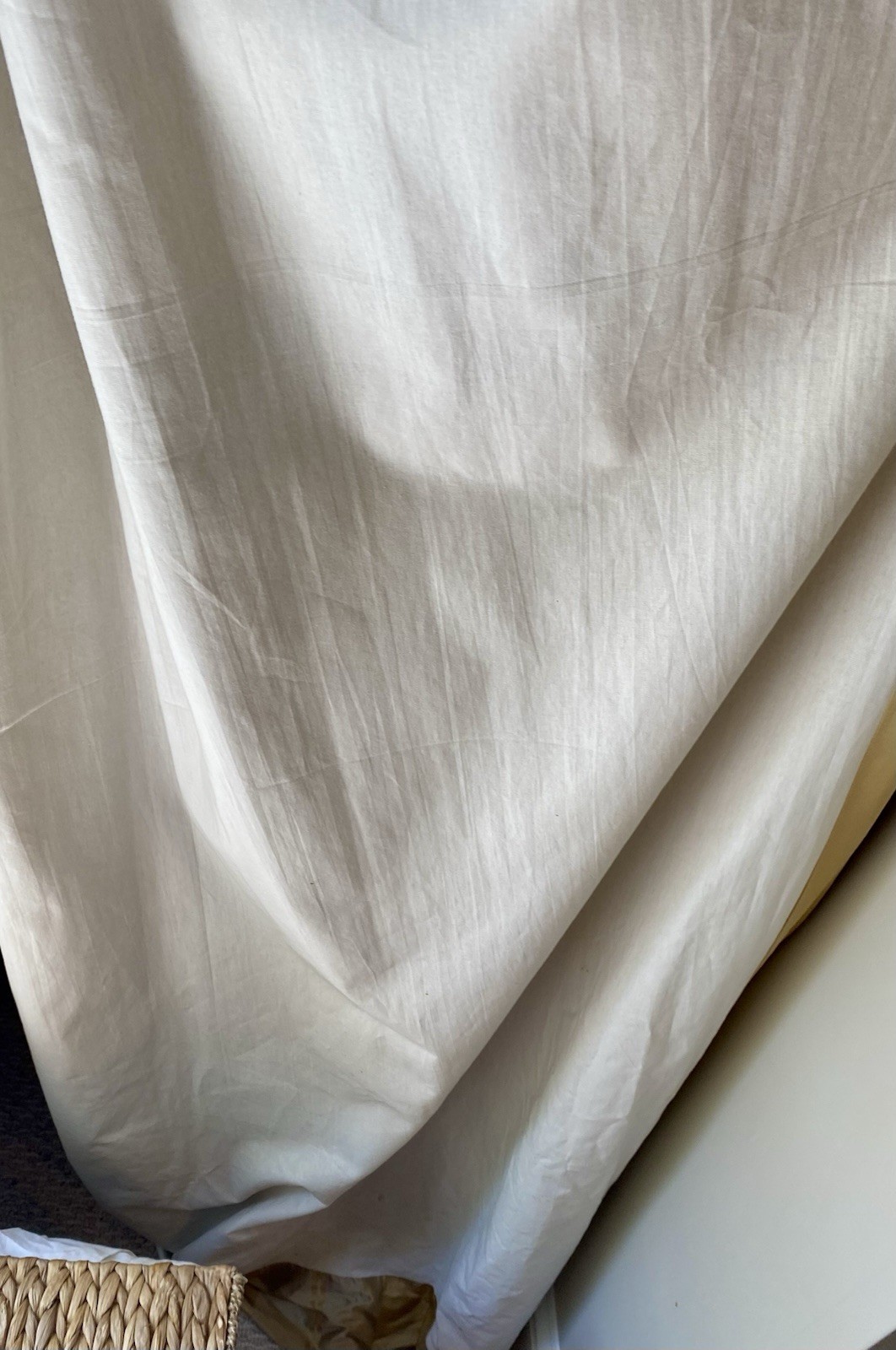 6 Panels Restoration Hardware Gold 100% INDIA SILK Curtains Drapes 51X84” Lined