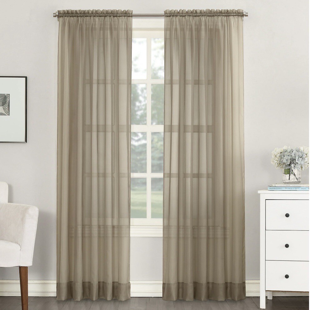 No 918 & Lichtenberg Curtains – Model # 24185, Taupe, 84 X 54 X 0.25 Inches
