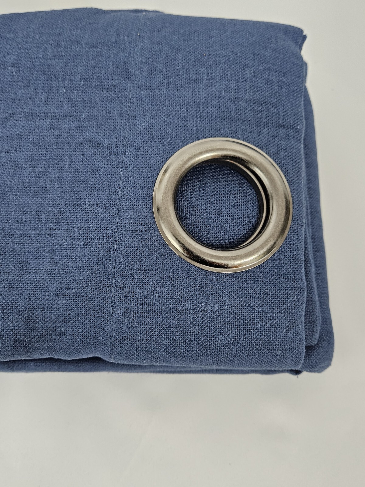 Elrene Essex Grommet Window Curtain Panel BLUE INDIGO 50 x 108 NEW