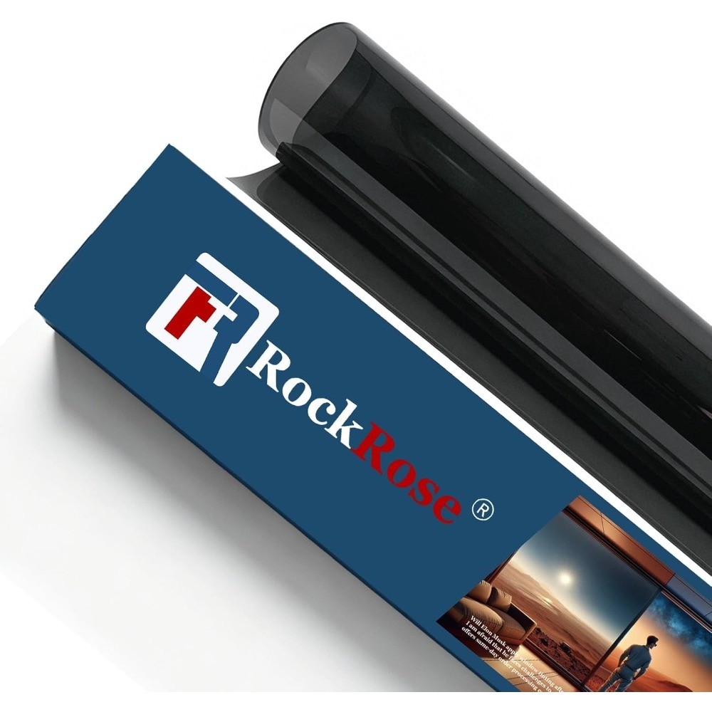20% Premium Carbon Car Window Tint Film 20 in x 5FT 2PLY Charcoal Privacy Film