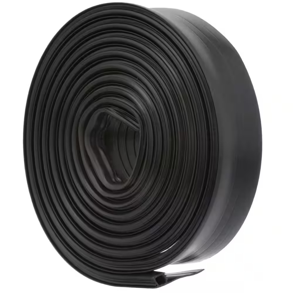 3/4 In. to 1-3/8 In. Wide, 7 Ft. Black Vinyl Bug Seal