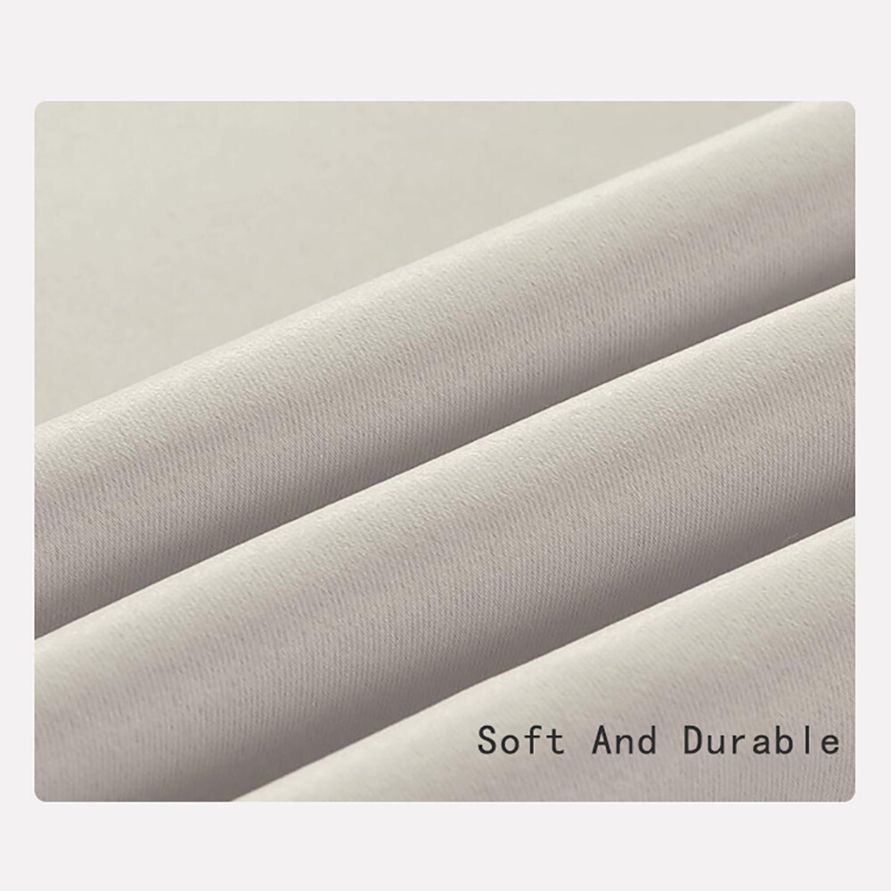 Bay Window Solid Curtains For Bedroom Drapes For Living Room Blackout 2 Panels