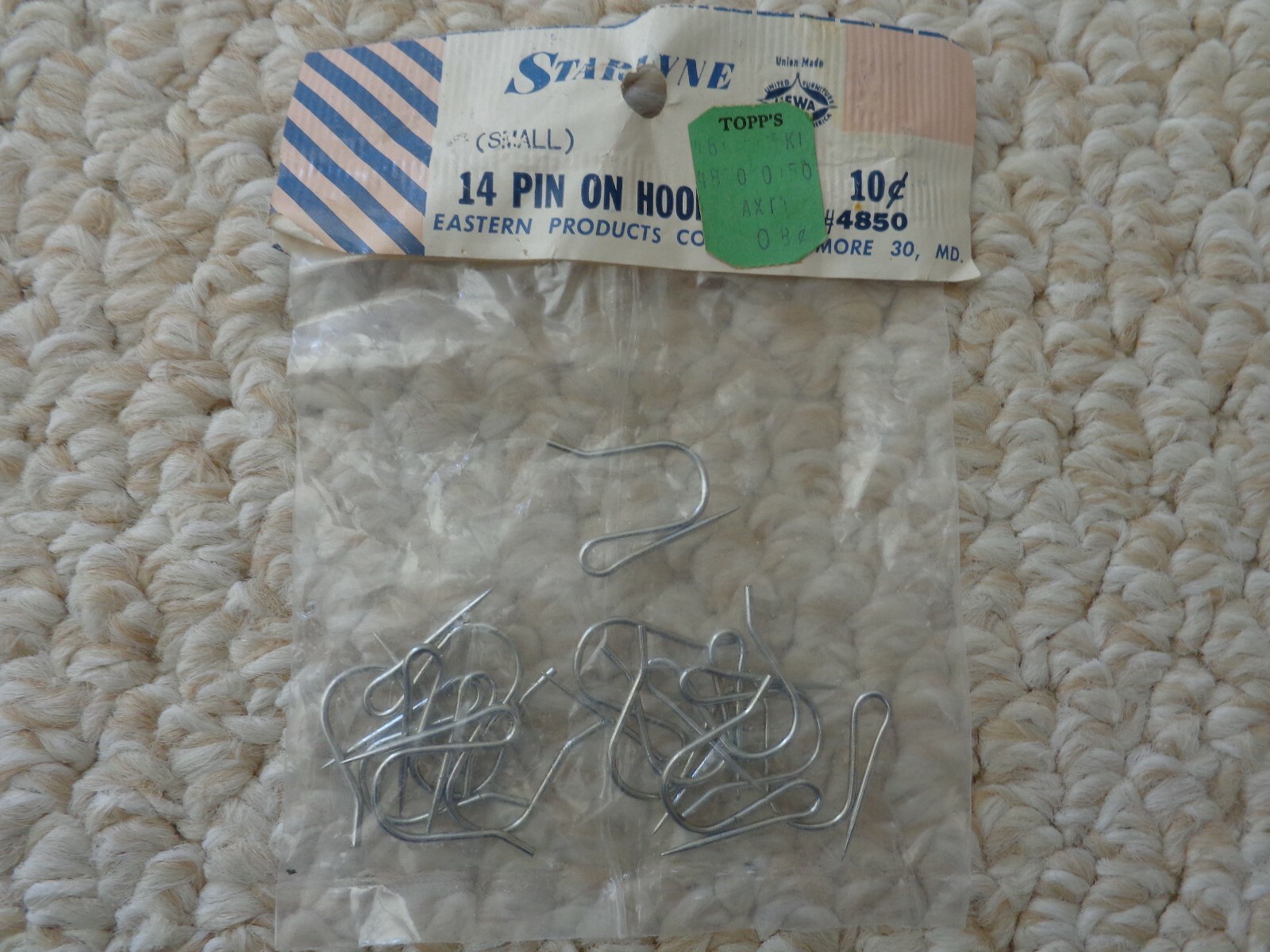 Curtains, Hooks, Brackets, Shower Hooks, Upholstery Nails, etc. (#3132)