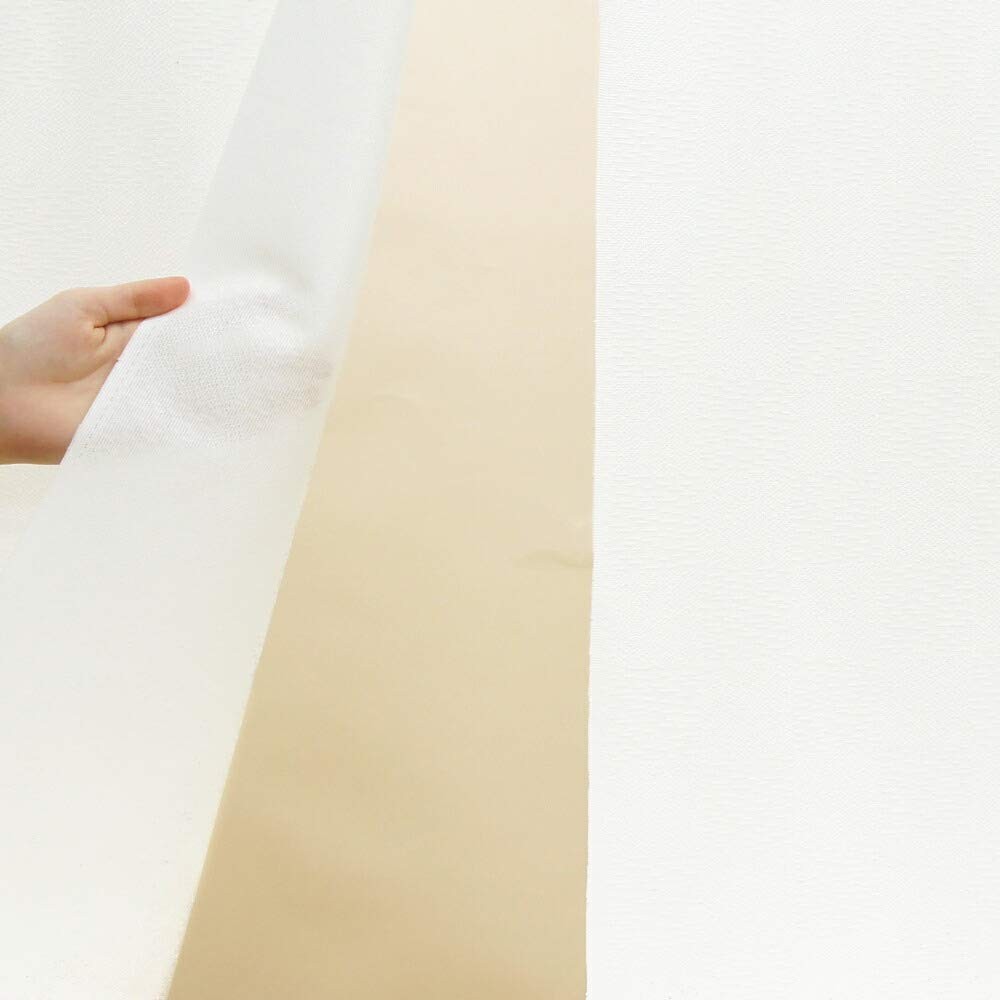 Flame Retardant Plain Lace Noren White 85×90cm Japan