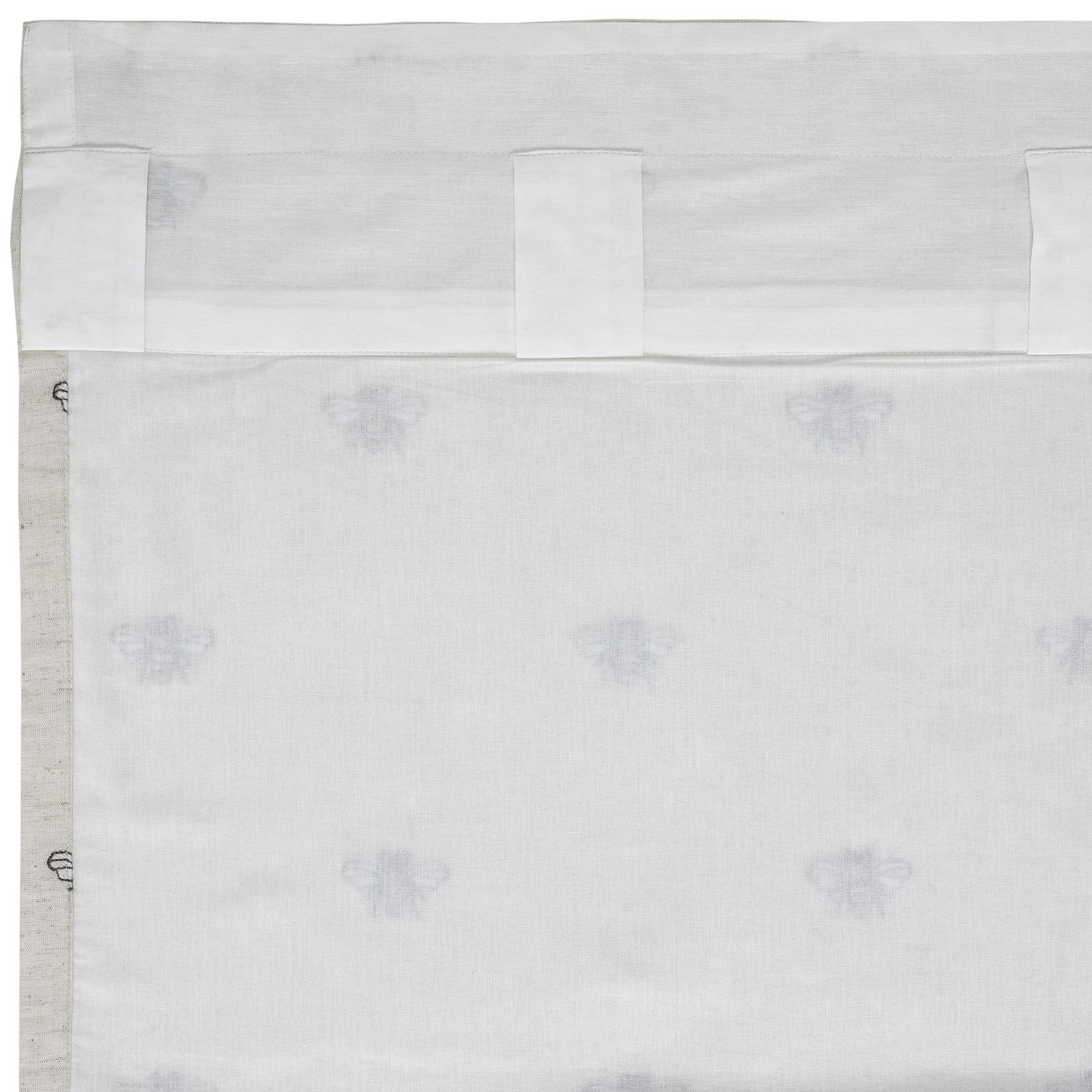 Farmhouse 24″x36″ Honey Bees Tier Pair Creme Kitchen Window Curtains VHC Brands