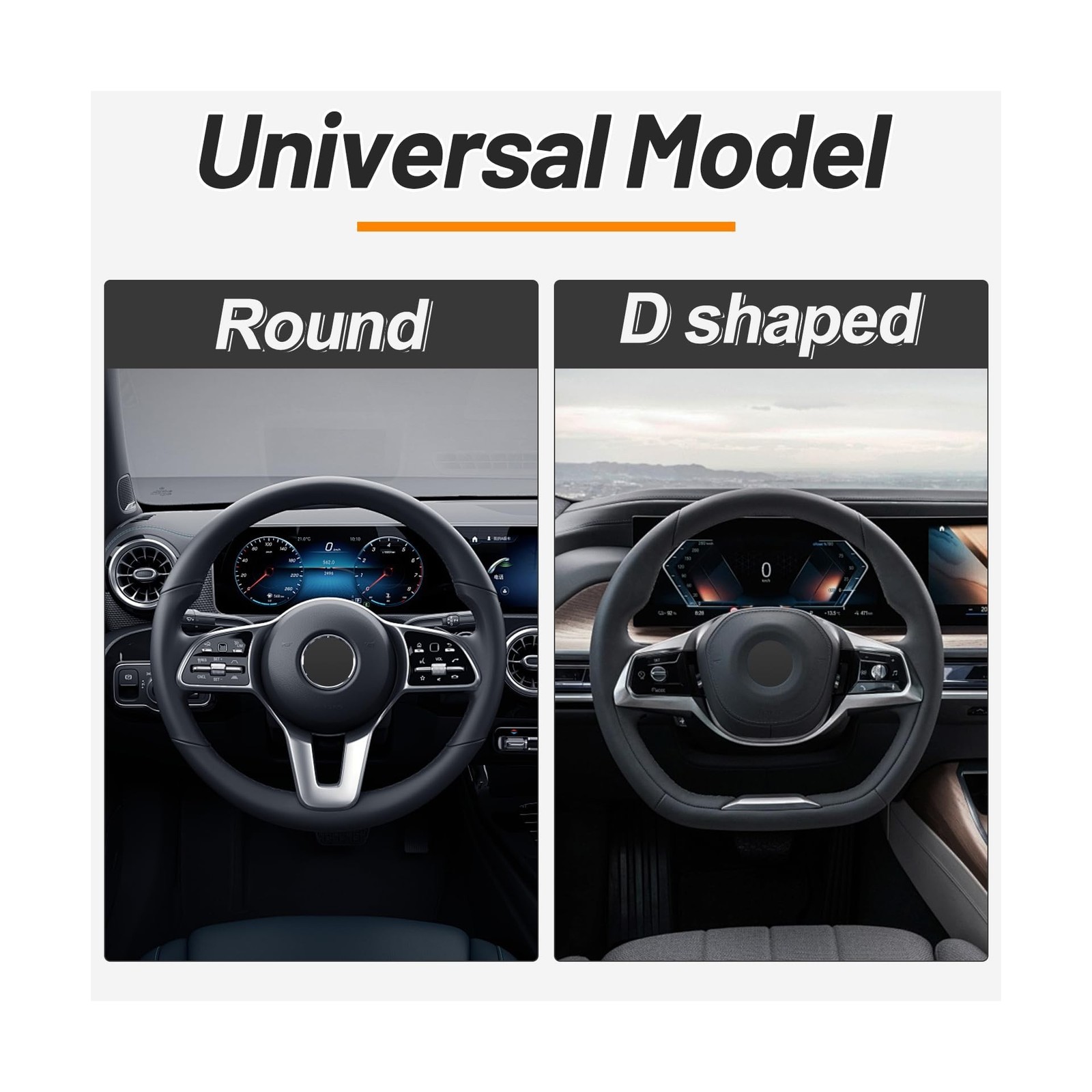 KAFEEK Elastic Stretch Steering Wheel Cover,Warm in Winter and Cool in Summer…