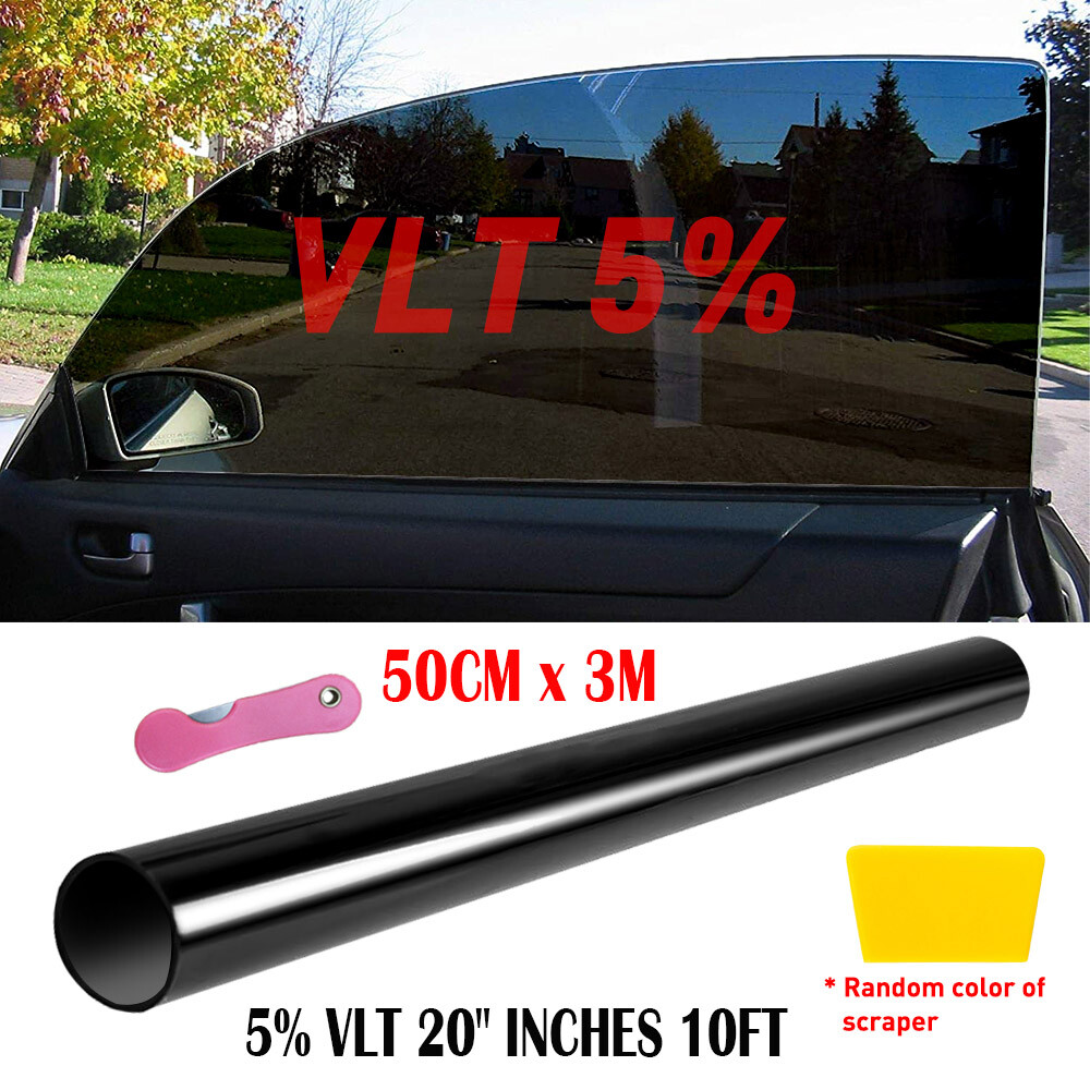 Uncut Window Roll Tint Film 5% – 70% VLT In FT Feet Car Office Commercial EXC