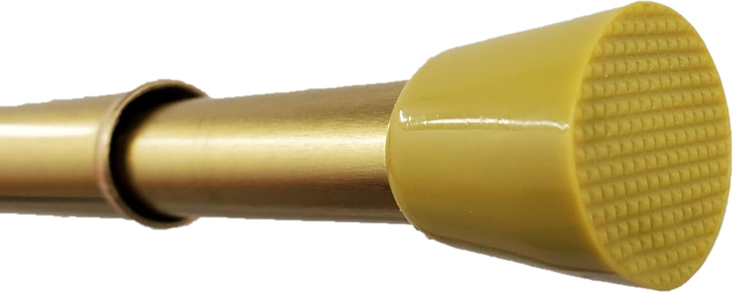 STRONG Van Wyck Heavy Duty Twist Tension Rod 5/8 Inch Diameter 28-48 Brass