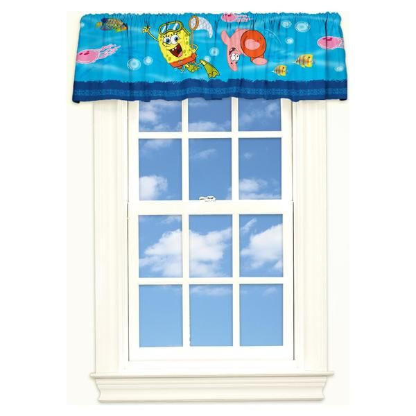 Nickelodeon Spongebob Squarepants Window Valance 50 x 17 in