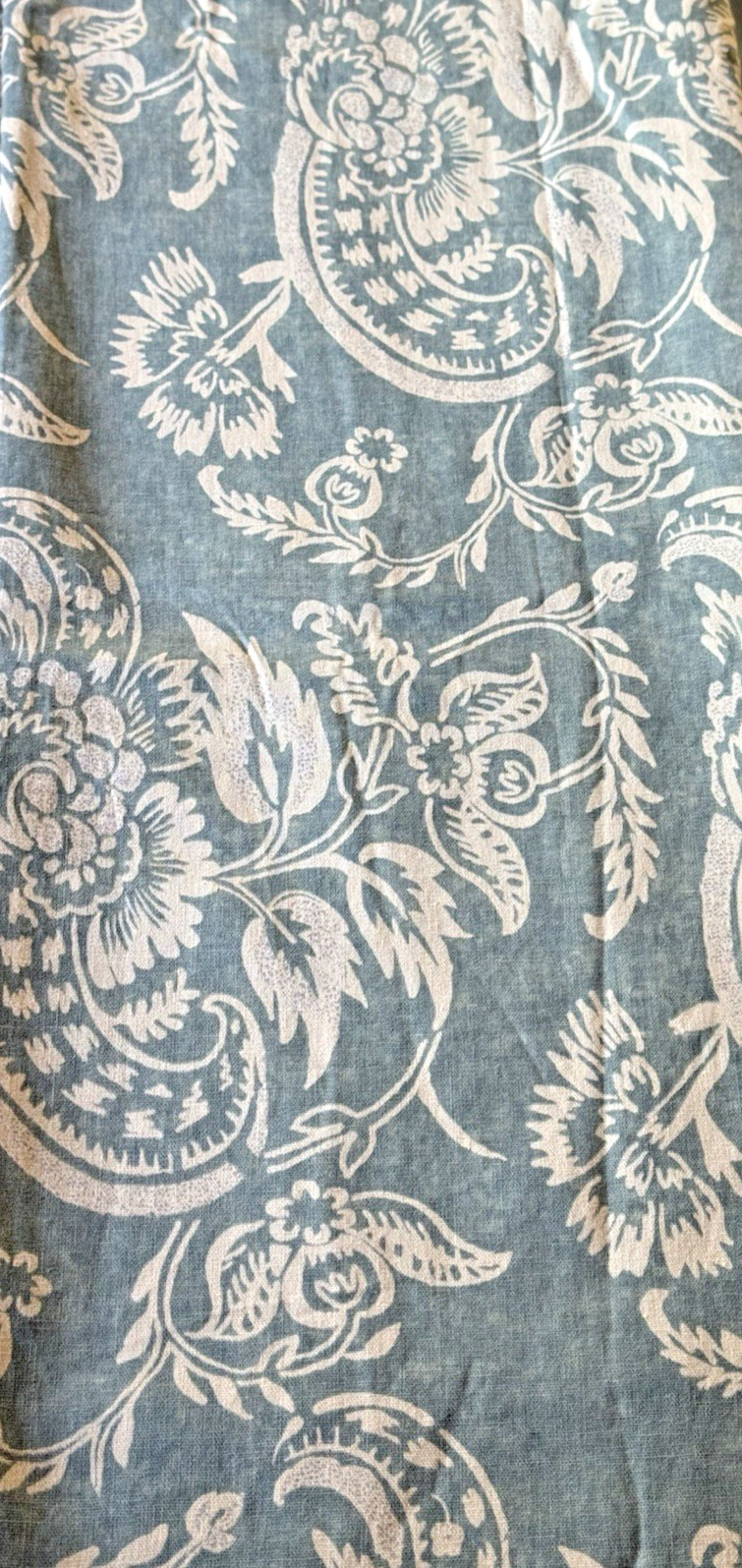 Set Pottery Barn Alessandra Scroll Drapes 50 x 84 Sage Green Pair Lined Blackout