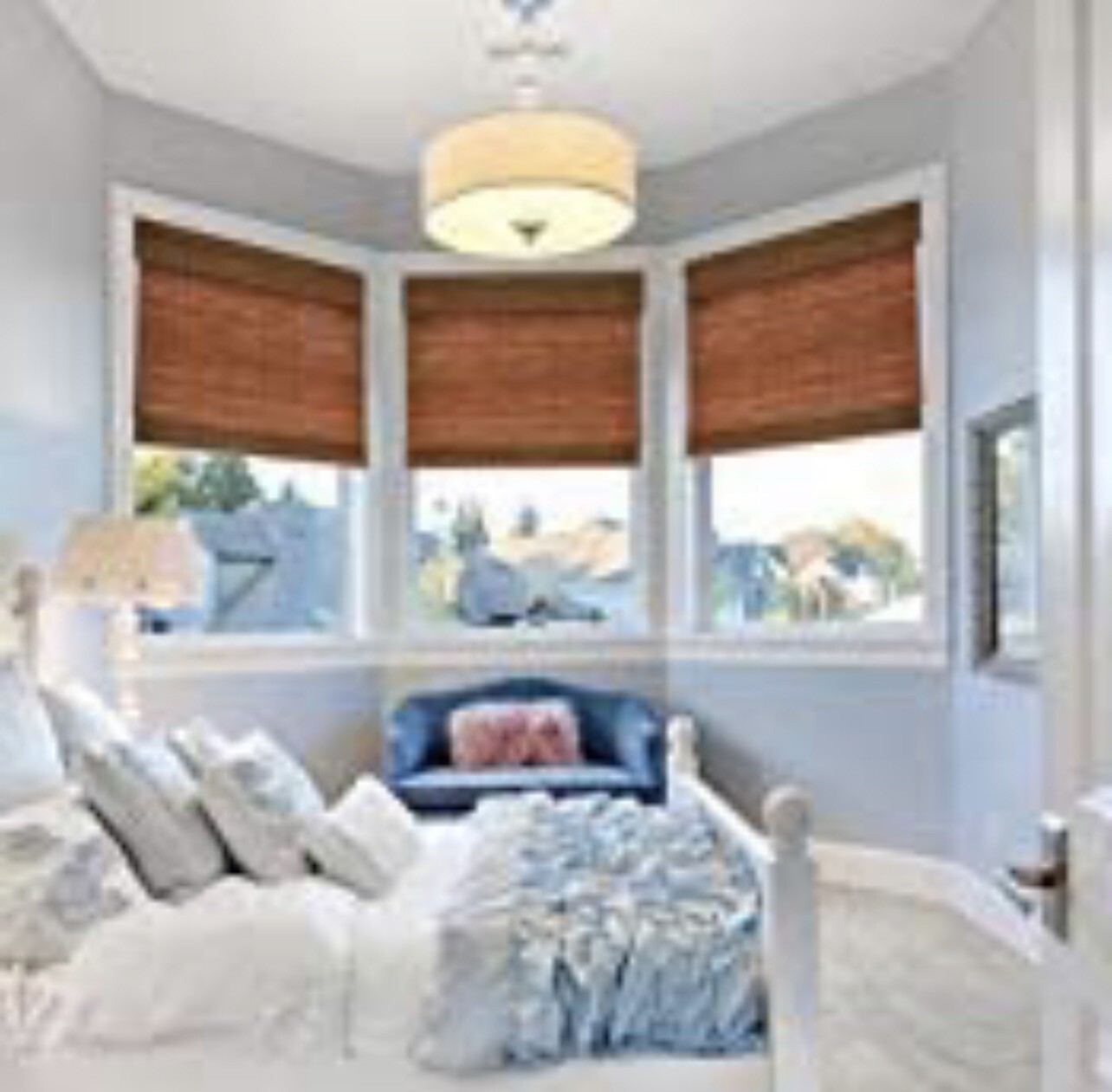 Radiance Cordless Maple Cape Cod Flatweave Bamboo Roman, Maple