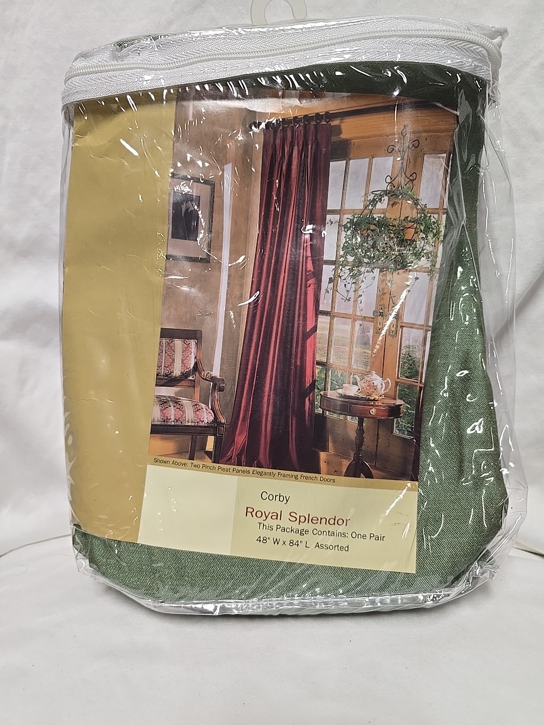 S. Lichterburg & Co. Corby Royal Splendor Two Panel Curtains 48 x 84
