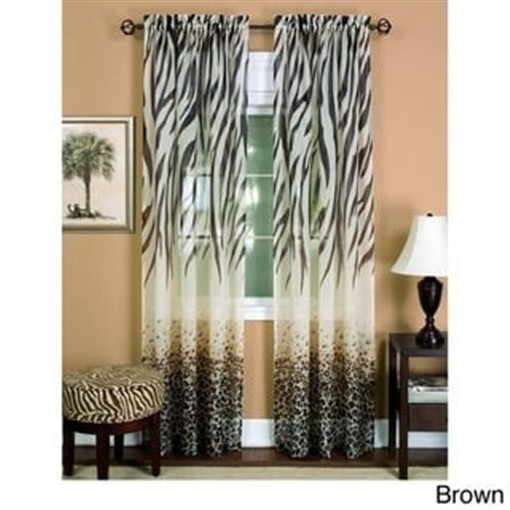 Achim KNPN63BK12 Kenya Panel – 50 in. X 63 in. – Black-Multi