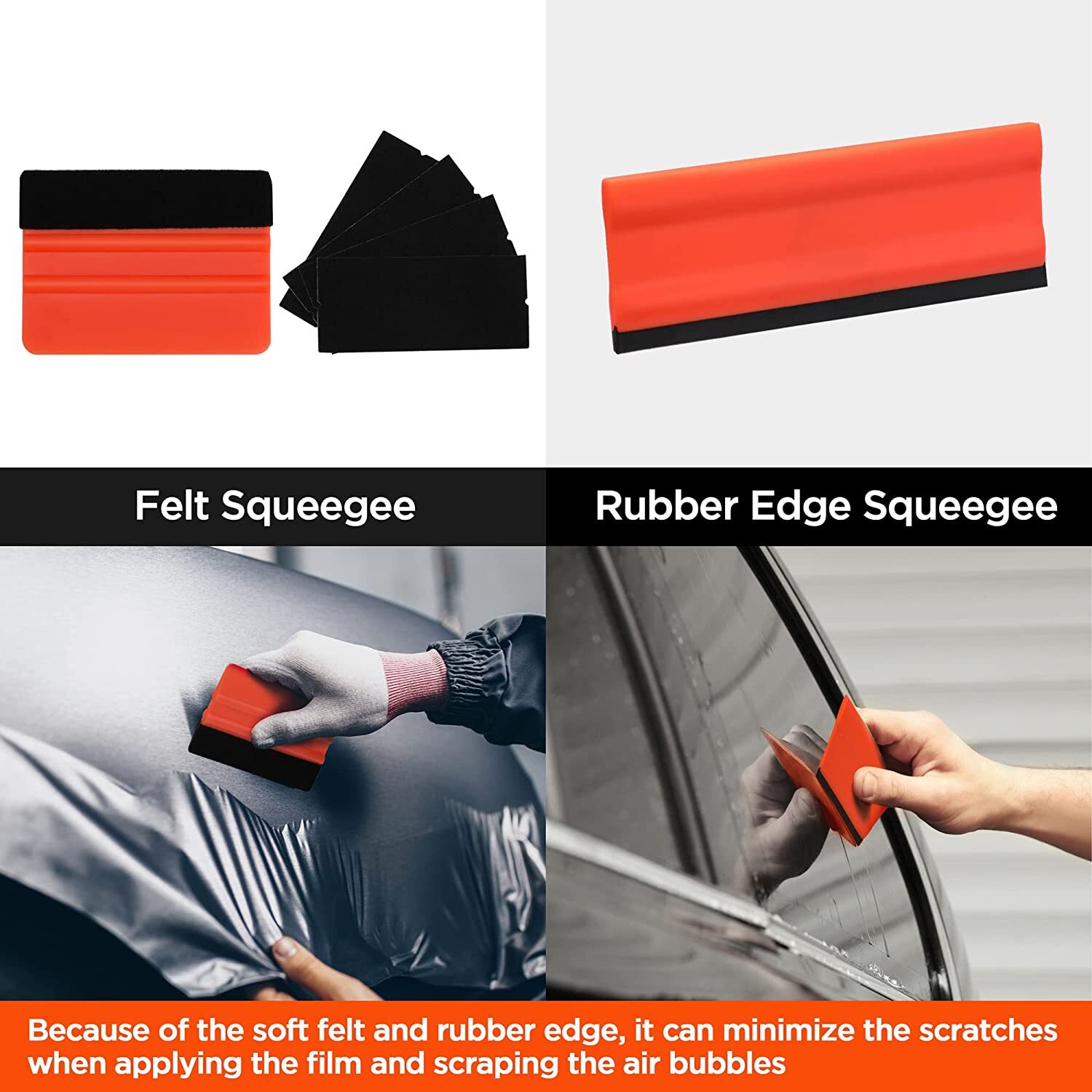 ValueMax 10PC Window Tint Tools Kit Car Film Tinting Scraper Squeegee Wrap Set
