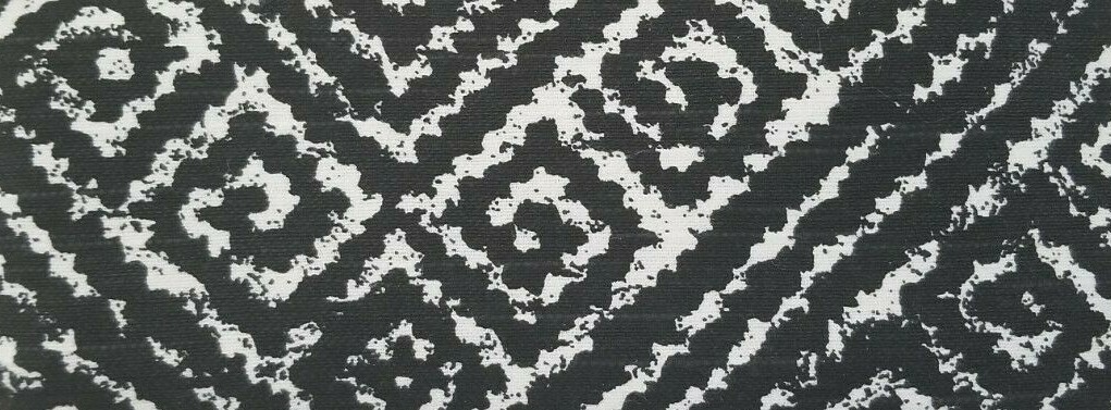 2 pc Threshold Black Diamond Print Rod Pocket Panels (1 Pair) 108″ x 84″ NIP