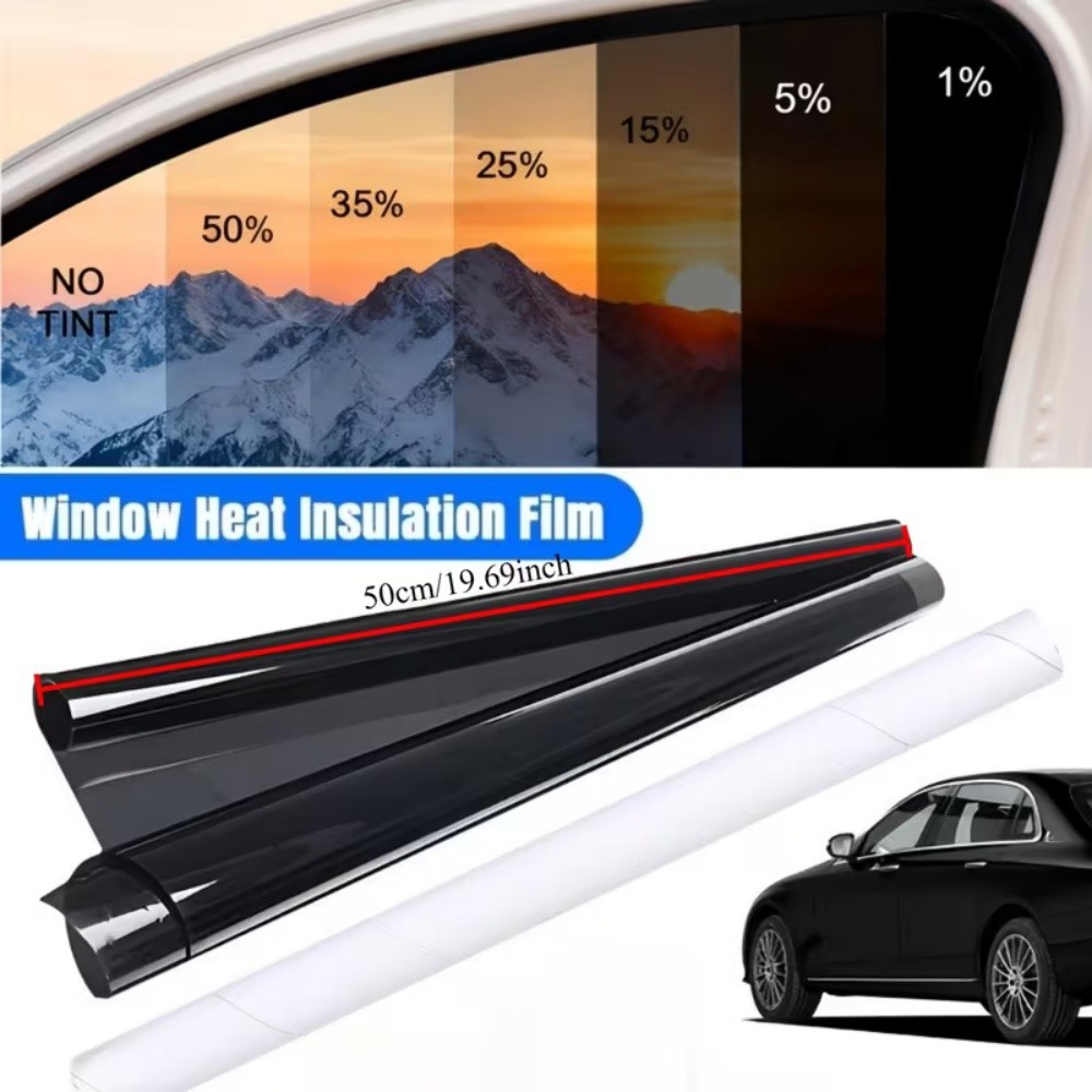 20″ x 10FT/16Ft Window Tint Film Roll 5% 35% VLT Film for Home, Office, Car