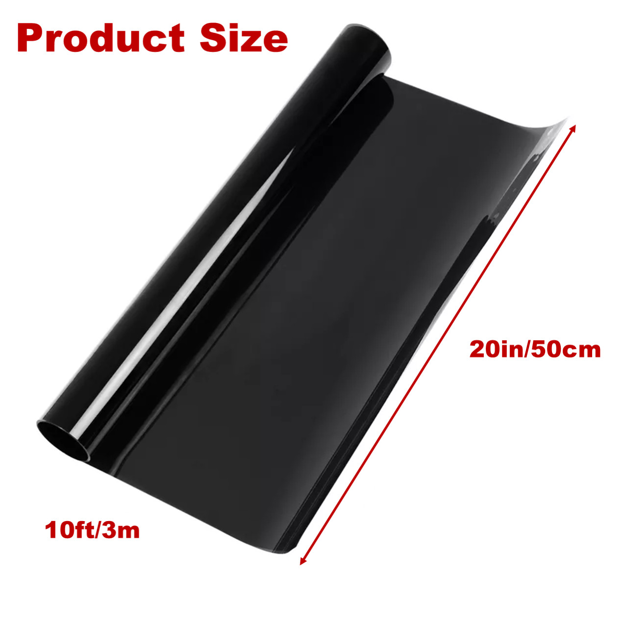 35% VLT Nano Ceramic Window Tint 20″ 40″ Wide Any Size Home Car Office 95% IRR