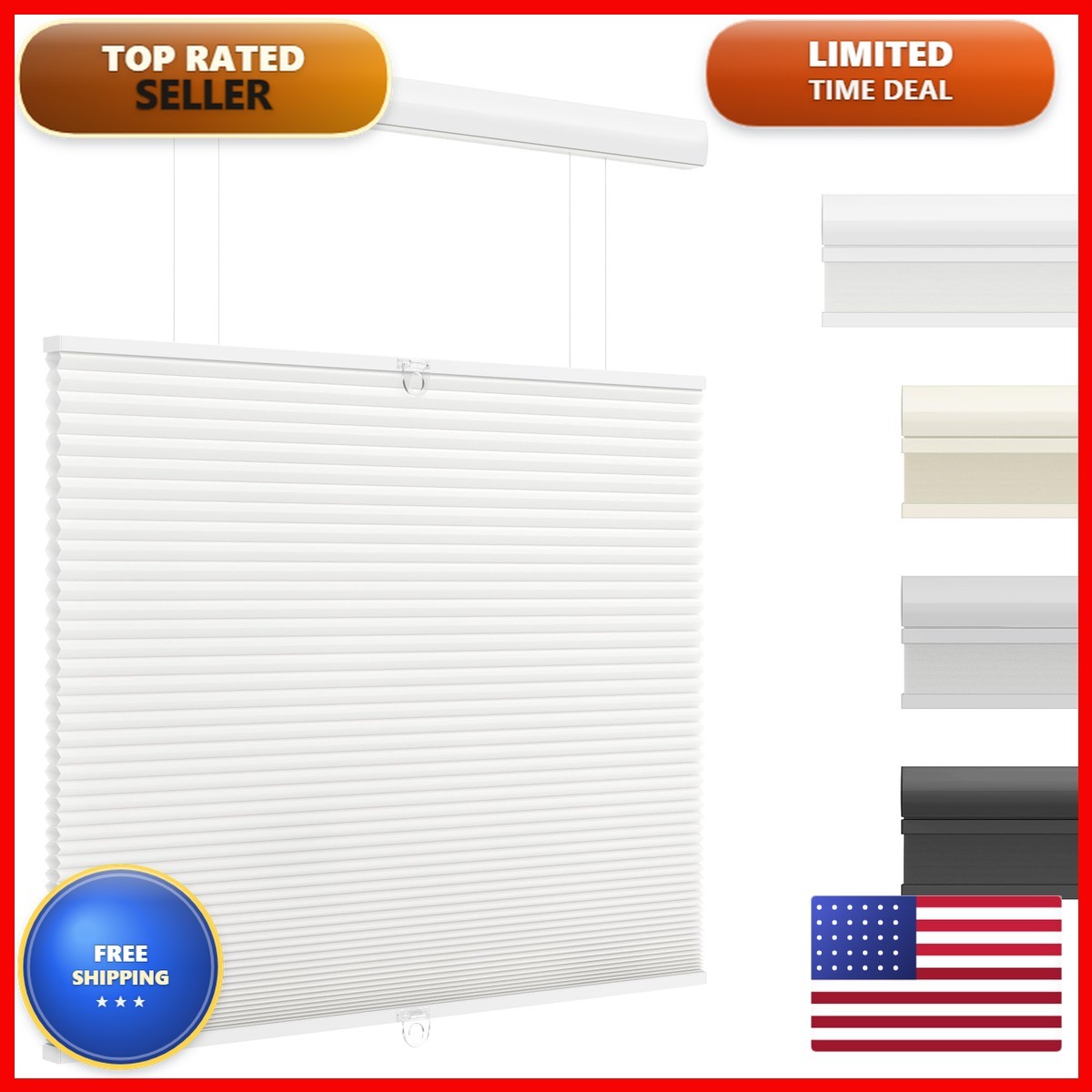 Unishades Top Down Bottom Up Cellular Shades – Light Filtering Uni001-Tdbulf