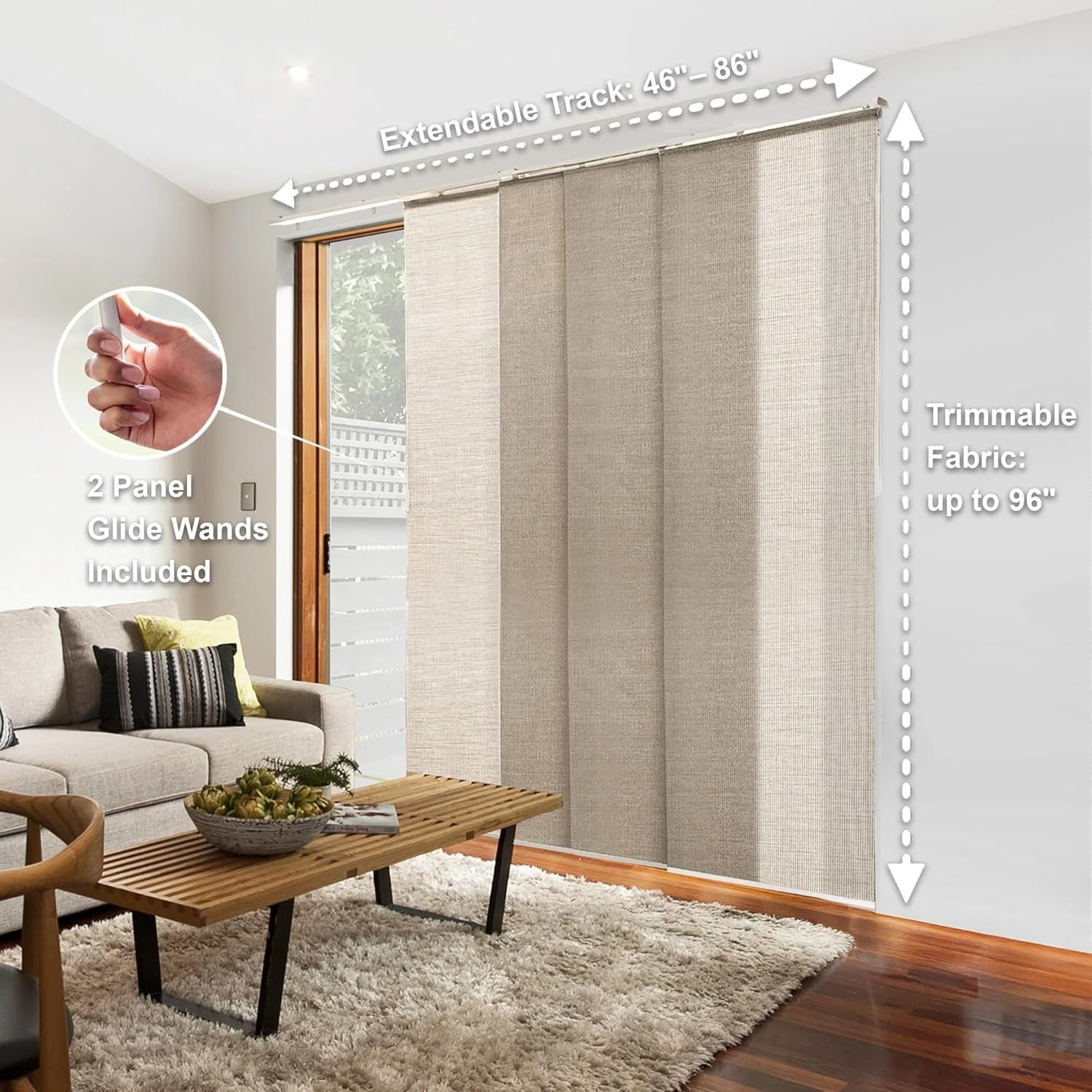 Room Divider Vertical Blinds Door Blinds For Sliding Glass Doors Small Space …